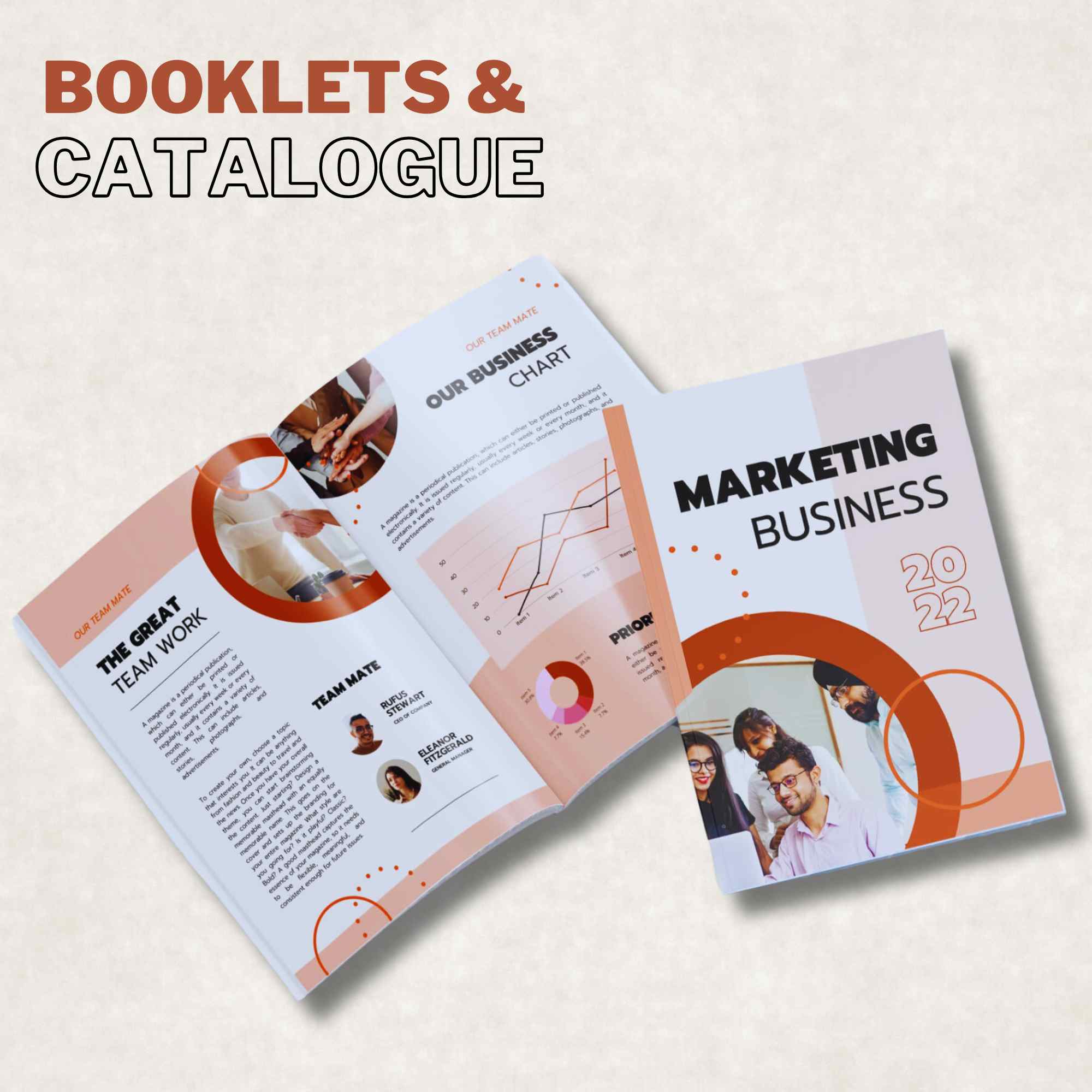 Saddle-Stitch Booklet A4 Dubai — Black Lion Sign Dubai